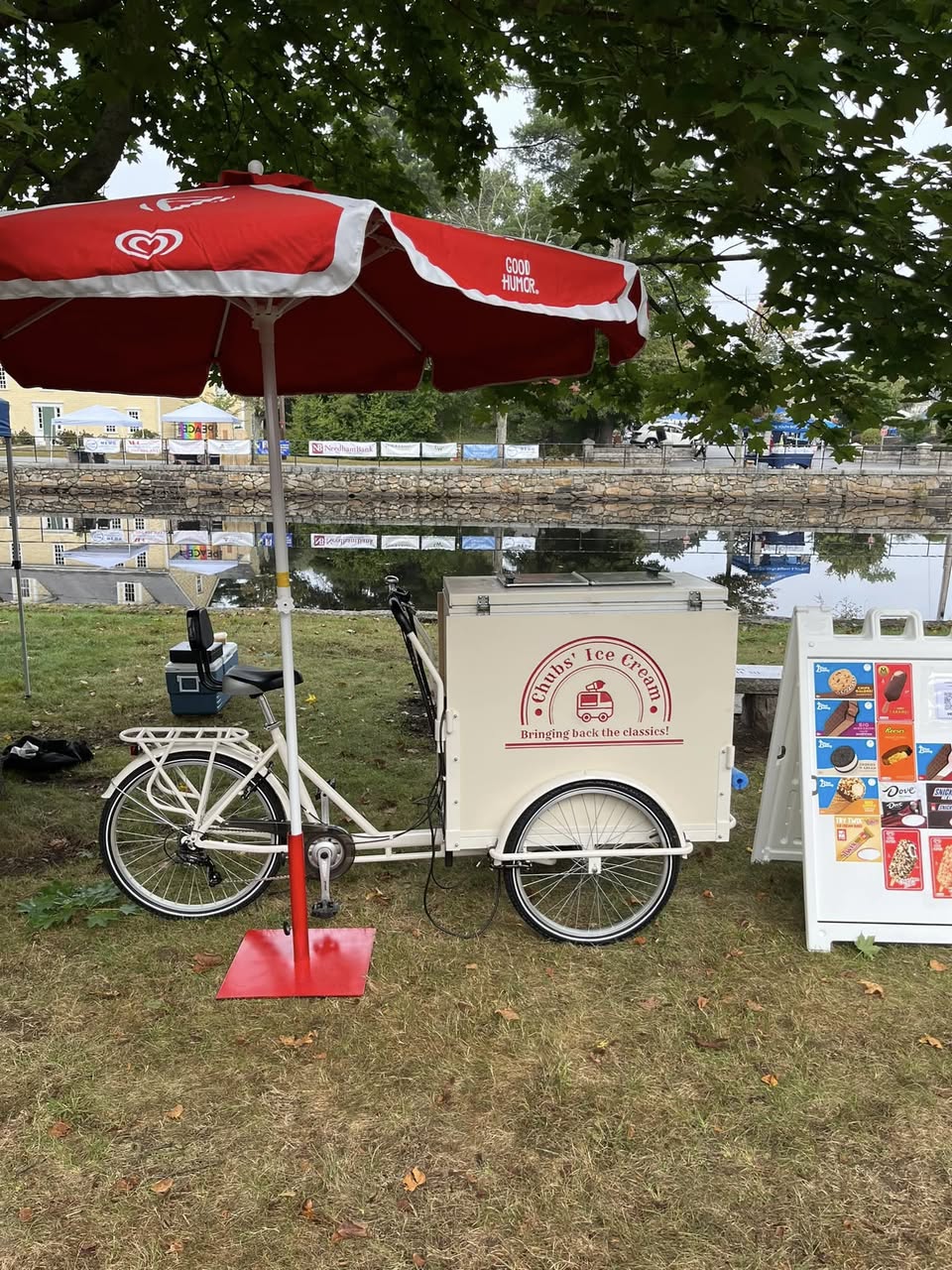 Chubs Ice Cream vintage bike for rental